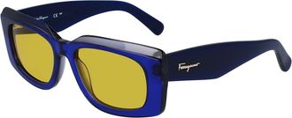 Ferragamo SF 1079S 435 Mens Sunglasses Blue Size 54