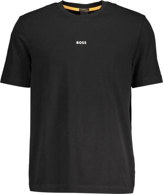 HUGO BOSS Hombre, Camisetas, Negro, Talla: L