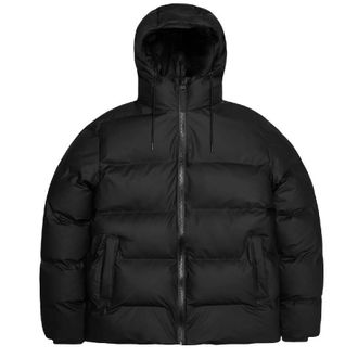 Rains Alta Waterproof Puffer Jacket, Size Small