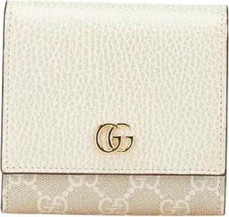 Gucci Pre-owned Wallets, female, Beige, Size: ONE SIZE Pre-owned Plastic wallets