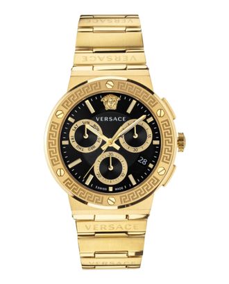 Versace Greca Logo Chronograph Watch
