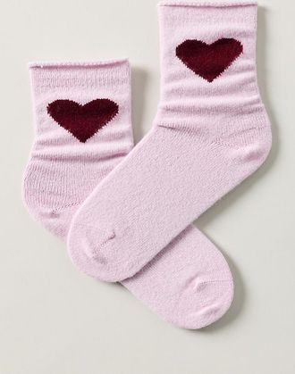 Anthropologie By Anthropologie Love Cashmere Blend Crew Socks