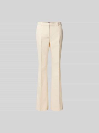 Kenzo Flared Stoffhose mit Ges&auml;&szlig;taschen in Ecru, Gr&ouml;&szlig;e 36