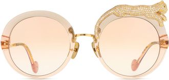 Anna-Karin Karlsson ROSE ET LE R&Ecirc;VE - SUN Tobacco Womens Sunglasses Brown Size 55