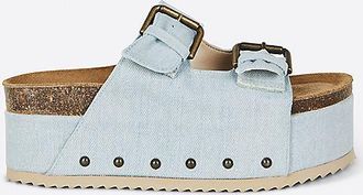 Intentionally blank Cooper-2 Platform Slide Sandals