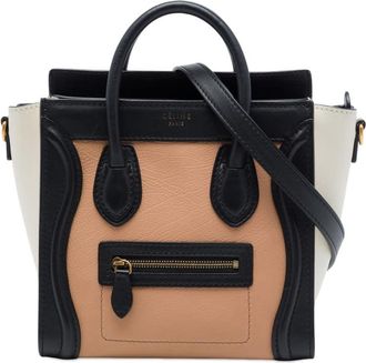 Celine Pre-owned Celine Nano Tricolor Leather Luggage Tote Ladies 2L9DVUMLJ67VURWK
