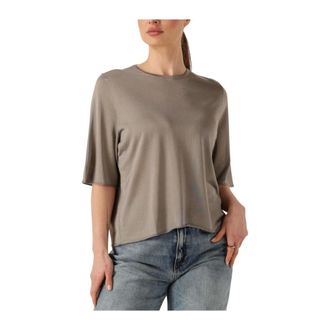 Drykorn Dames, Tops, Grijs, Maat: L Linnen