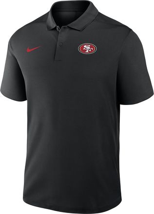 Nike San Francisco 49ers Logo Victory Nike Mens Dri-FIT NFL Polo in Black | 035800A9B-R0T