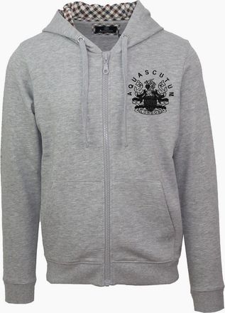 Aquascutum Mens Zp + Hoody S - Grey - Size: 2X large