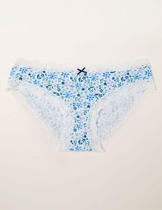 Fat Face FatFace Ivory Floral Classic Knickers