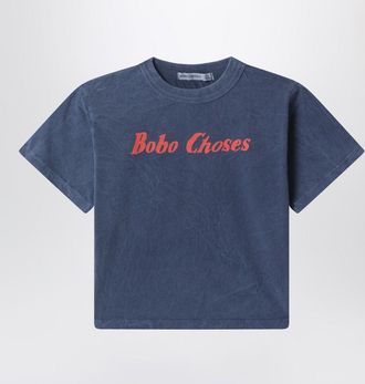 Bobo Choses washed-effect blue T-shirt