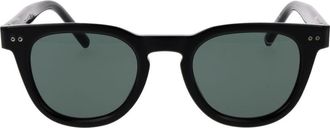 Tommy Hilfiger TO-1067533 Black Acetate Sunglasses - Black