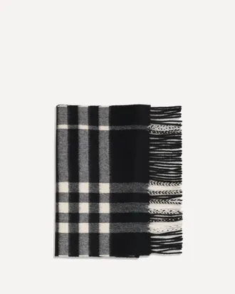 Burberry Embroidered cashmere Scarf Female UNI