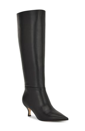 Nine West Somas Knee High Boot in Black 002 at Nordstrom, Size 9.5