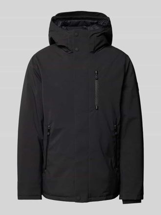 People of Shibuya Jacke mit Kapuze Modell AKORE in Black, Gr&ouml;&szlig;e 52