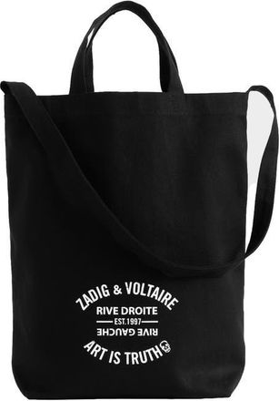 Zadig&Voltaire Zadig Canvas Tote in Black at Nordstrom