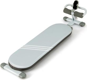 Costway Costway - Panca per Addominali Multifunzionale, Panca da Allenamento Pieghevole con 3 Angoli Regolabili e Lunghezza Regolabile, Attrezzatura Fitness