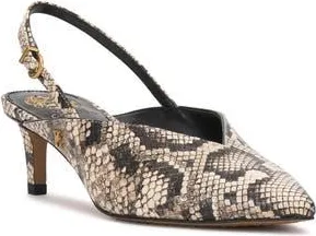 Vince Camuto Kylien Slingback Pointed Toe Pump in Black Cream at Nordstrom Rack, Size 8.5