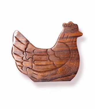 Matr Boomie Chicken Puzzle Box - Hand Carved Wood at Nordstrom
