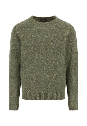 Fynch-Hatton Strickpullover meliert, mit Rundhals