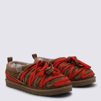 UGG Mens Flat Shoes Chestnut _cover Tex-Le Sole El Tex/le