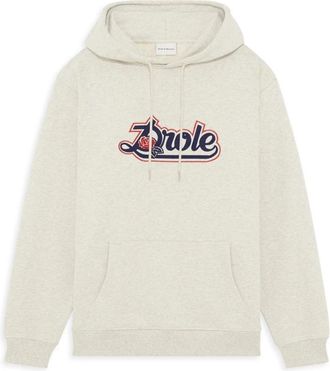 Dr&ocirc;le de Monsieur Le Hoodie Dr&ocirc;le - Heren - Hoodies - Grijs - 2XL - Katoen - Hoodies & sweatvesten