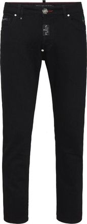 Philipp Plein Skinny Fit Broeken - Heren - Slim Fit Jeans - Zwart - W29 - Katoen - Jeans