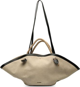 Jil Sander Pre-owned Jil Sander Canvas Sombrero Satchel Ladies IZKK9KC4X096L9R3