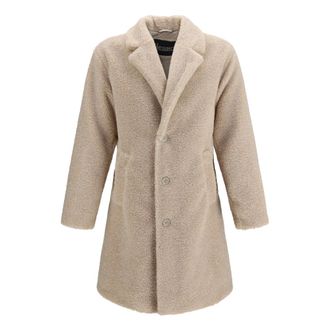 Herno Teddyjas - Dames - Mantels - Beige - Maat: XL Zijde