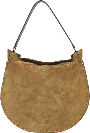Isabel Marant Tassen, Dames, Bruin, ONE Size, Leer, Oskan Hobo Soft Bag
