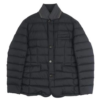 Moorer Winter Jackets, male, Blue, Size: M Down Jackets