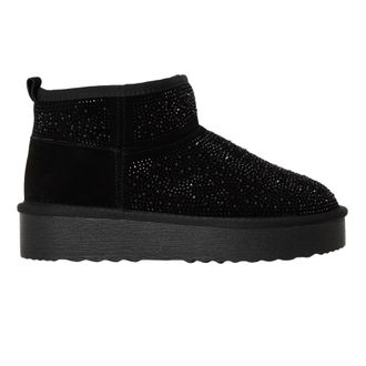 Steve Madden Clydes su&egrave;de platformlaarzen voor dames (Zwart)