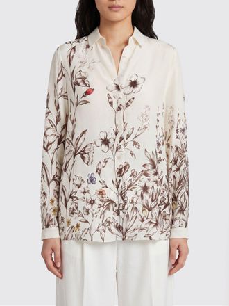 Semicouture Camicia in viscosa con stampa floreale