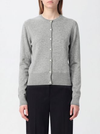 Dolce & Gabbana Cardigan girocollo in puro cashmere con bottoni a contrasto