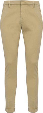 Dondup Gaubert Trousers In Stretch Cotton Gabardine