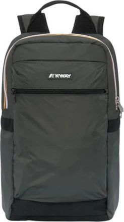 K-Way Laon Rugzak - Dames - Rugzakken - Groen - ONE Size - Nylon - Tassen