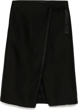 JNBY Gonna con bordo di pizzo - Nero