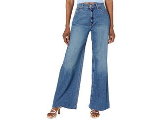 Hudson Jodie Wide Leg in Stages Womens Jeans Stages : 27 32, Cotton/Denim