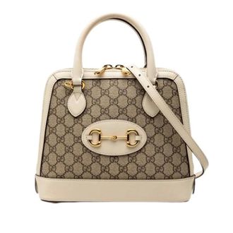 Gucci Pre-owned Horsebit 1955 Satchel - Dames - Pre-owned - Beige - Maat: ONE Size