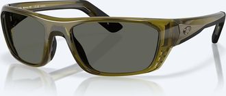 Costa Unisex Whitetip Pro Polarized Sunglasses In Seagrass Gray
