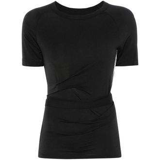 Yohji Yamamoto 3 Stripes-logo T-shirt