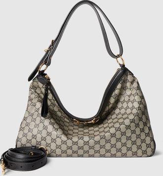 Gucci Starlet Large Shoulder Bag, Beige, Original GG Fabric