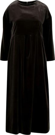 Max Mara Gerla Dress - Dames - Maxi kleedjes - Zwart - S - Katoen - Kleedjes