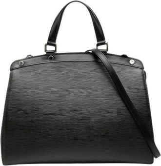 Louis Vuitton Vintage, unisex, Zwart, ONE Size, Leer, Pre-owned Brea MM