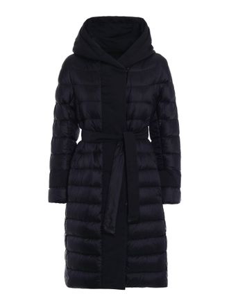 Max Mara Womens Cube Urbani Reversible Coat In Blue