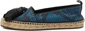 Burberry Espadrilles con nappa - Blu
