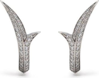 Stephen Webster 18kt white gold Thorn Stem diamond earring - women - Diamond/18kt White Gold - One Size - Silver