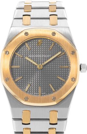 Audemars Piguet Pre-owned Audemars Piguet Royal Oak Quartz Grey Dial Mens Watch 56303SA