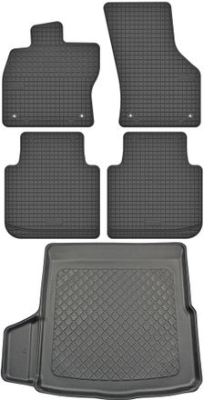 OEM Volkswagen Arteon Sed&aacute;n Desde Junio De 2017. Juego De Alfombrillas De Goma Para Coche Y Alfombrilla Para Maletero