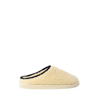 Ralph Lauren Beige Cotton Womens Slippers